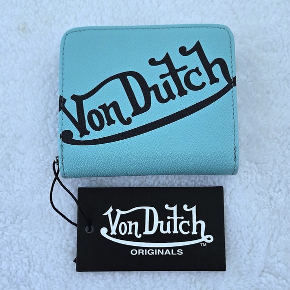 Von Dutch Turquoise🩵 Bifold✌️ Wallet - NWT - Picture 2 of 13